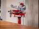 BERKEL B2 Rouge - Trancheuse &agrave; volant avec socle - &Agrave; lames en acier chrom&eacute; de 265 mm