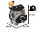Pompe Bertolini PPS 550 VS - Pompe de pulv&eacute;risation pour tracteur - Version pour acides et produits chimiques - Haute pression