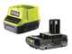 Ryobi RHV18F-0 - Ramasse-miettes &agrave; batterie avec rallonge - 18 V - 2 Ah