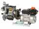 Kit motopompe &eacute;lectrique de pulv&eacute;risation avec chariot - Comet MTP P40/20 TRF90 HP3 BA SCAT EL - Pour produits chimiques et acides