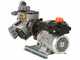 Kit motopompe &eacute;lectrique de pulv&eacute;risation avec chariot - Comet MTP P40/20 TRF90 HP3 BA SCAT EL - Pour produits chimiques et acides