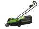 Greenworks GD24LM33 - Tondeuse &agrave; gazon &agrave; batterie - 24 V/8 Ah - Largeur de coupe 33 cm