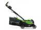 Greenworks GD24LM33 - Tondeuse &agrave; gazon &agrave; batterie - 24 V/8 Ah - Largeur de coupe 33 cm