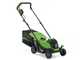 Greenworks GD24LM33 - Tondeuse &agrave; gazon &agrave; batterie - 24 V/8 Ah - Largeur de coupe 33 cm