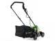 Greenworks GD24LM33 - Tondeuse &agrave; gazon &agrave; batterie - 24 V/8 Ah - Largeur de coupe 33 cm