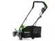 Greenworks GD24LM33 - Tondeuse &agrave; gazon &agrave; batterie - 24 V/10 Ah - Largeur de coupe 33 cm