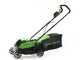Greenworks GD24LM33 - Tondeuse &agrave; gazon &agrave; batterie - 24 V/10 Ah - Largeur de coupe 33 cm