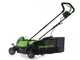 Greenworks GD24LM33 - Tondeuse &agrave; gazon &agrave; batterie - 24 V/10 Ah - Largeur de coupe 33 cm