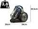 Girmi AP23 - Aspirateur tra&icirc;neau - 700 W
