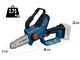 Bosch Professional GKE 18V‑15 - &Eacute;lagueuse manuelle &agrave; batterie - 18 V 4 Ah