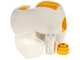 Reber Fido 9250 BG Blanc/Jaune - R&acirc;pe &eacute;lectrique de table - 140 W