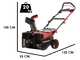 Einhell GP-ST 36/53 Li E BL - Fraise &agrave; neige &agrave; batterie - 36 V - 2 x 18 V 5,2 Ah