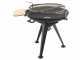 Barbecue &agrave; charbon avec double grille pivotante Royal Food BBQ2 - braisier &Oslash; 86 cm