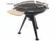 Barbecue &agrave; charbon avec double grille pivotante Royal Food BBQ2 - braisier &Oslash; 86 cm