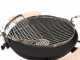 Barbecue &agrave; charbon avec double grille pivotante Royal Food BBQ6 - braisier &Oslash; 60 cm