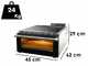 Macte Ovens Voyager TWIN ADVANCED Noir - Four &agrave; pizza &eacute;lectrique - 2975 W