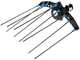 Campagnola HERCULES 58V - Peigne vibreur &eacute;lectrique 235/320 cm &agrave; batterie &agrave; dos 50.4V 14Ah - Perche t&eacute;lescopique en aluminium