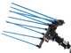 Campagnola HERCULES 58V - Peigne vibreur &eacute;lectrique 235/320 cm &agrave; batterie &agrave; dos 50.4V 14Ah - Perche t&eacute;lescopique en aluminium