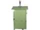 Clementi Smart - Four &agrave; bois pour pizza d'ext&eacute;rieur - 80 x 45 cm - Vert