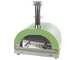 Clementi Gold - Four &agrave; bois pour pizza d'ext&eacute;rieur - Chambre de cuisson 80 x 60 - 4 pizzas - Vert