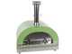 Clementi Gold - Four &agrave; bois pour pizza d'ext&eacute;rieur - Chambre de cuisson 80 x 60 - 4 pizzas - Vert