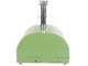Clementi Gold - Four &agrave; bois pour pizza d'ext&eacute;rieur - Chambre de cuisson 80 x 60 - 4 pizzas - Vert