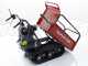 GeoTech Pro GeoPorter 330E - Brouette motoris&eacute;e &agrave; chenilles &agrave; 4 galets avec benne extensible - 300Kg