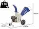 BullMach ZEUS 60 D - Broyeur de branches thermique - Moteur Ducar DH212