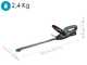 Gardena EasyCut 45/18V P4A - Taille-haie &agrave; batterie 18V/2Ah - Lame de 45 cm