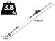 Bosch UniversalHedgePole 18 - Taille-haie sur perche de rallonge &agrave; batterie - 18 V/2,5 Ah