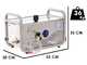 Annovi Reverberi 1220 HW - Nettoyeur haute pression &agrave; eau froide - 200 bars - 840 L/h - Triphas&eacute;