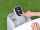 Bestway Lay-Z-Spa Hollywood AirJet 6001F carr&eacute; - &Oslash;180x66 cm - Spa gonflable pour 4-6 personnes