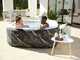 Bestway Lay-Z-Spa Hollywood AirJet 6001F carr&eacute; - &Oslash;180x66 cm - Spa gonflable pour 4-6 personnes