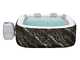 Bestway Lay-Z-Spa Hollywood AirJet 6001F carr&eacute; - &Oslash;180x66 cm - Spa gonflable pour 4-6 personnes