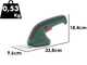 Bosch EasyShear - Cisaille &agrave; gazon avec batterie int&eacute;gr&eacute;e - 3,6 V 1,5 Ah