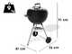 Weber Bar-B-Kettle 1502055 - Barbecue &agrave; charbon - Diam&egrave;tre grille 47 cm