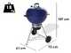 Weber Master Touch GBS 5755 Ocean Blue - Barbecue &agrave; charbon