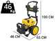 Nettoyeur haute pression DeWalt DXPW 005E- Triphas&eacute; de 200 bars max- 810L/H d&eacute;bit Max