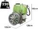 Seven Italy 400 - Atomiseur port&eacute; pour tracteur pour pulv&eacute;risation - Cuve 400 L - Pompe APS 71
