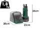 Bosch GardenPump 18V-2000 - Pompe immerg&eacute;e &agrave; batterie - 18V 2.5Ah