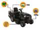 AL-KO Comfort 14-86.6 HD-A - Tracteur tondeuse - Transmission hydrostatique - Bac de ramassage