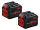 Bosch Professional GRA 18V2-46 - Tondeuse &agrave; batterie - 2x18V 8Ah + Chargeur rapide