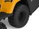 Stiga Estate 384e - Kit Tracteur tondeuse avec 2 modules de batterie ePower Pro de 56V/40Ah - Bac de ramassage et mulching