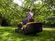 Stiga Estate 384e - Kit Tracteur tondeuse avec 2 modules de batterie ePower Pro de 56V/40Ah - Bac de ramassage et mulching