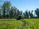 Stiga Estate 384e - Kit Tracteur tondeuse avec 2 modules de batterie ePower Pro de 56V/40Ah - Bac de ramassage et mulching