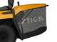 Stiga Estate 384e - Kit Tracteur tondeuse avec 2 modules de batterie ePower Pro de 56V/40Ah - Bac de ramassage et mulching