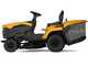 Stiga Estate 384e - Kit Tracteur tondeuse avec 2 modules de batterie ePower Pro de 56V/40Ah - Bac de ramassage et mulching