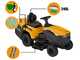 Stiga Estate 384e - Kit Tracteur tondeuse avec 2 modules de batterie ePower Pro de 56V/40Ah - Bac de ramassage et mulching