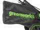Greenworks GD48LM41II - Tondeuse &agrave; gazon &agrave; batterie - 48 V/4 Ah - Largeur de coupe 41 cm