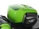 Greenworks GD48LM41II - Tondeuse &agrave; gazon &agrave; batterie - 48 V/4 Ah - Largeur de coupe 41 cm